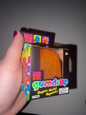 Trendy Brand New NeeDoh gumdrop Super Solid Squish! Orange🔥